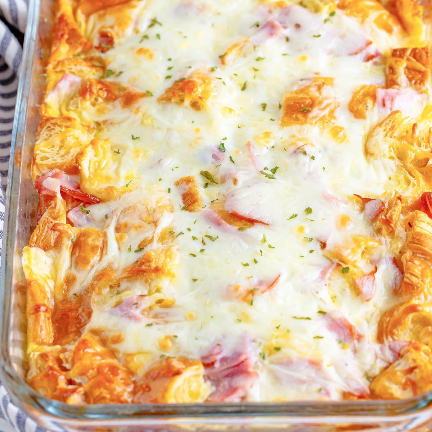 Easy Ham & Cheese Croissant Bake: Your Perfect Brunch Casserole